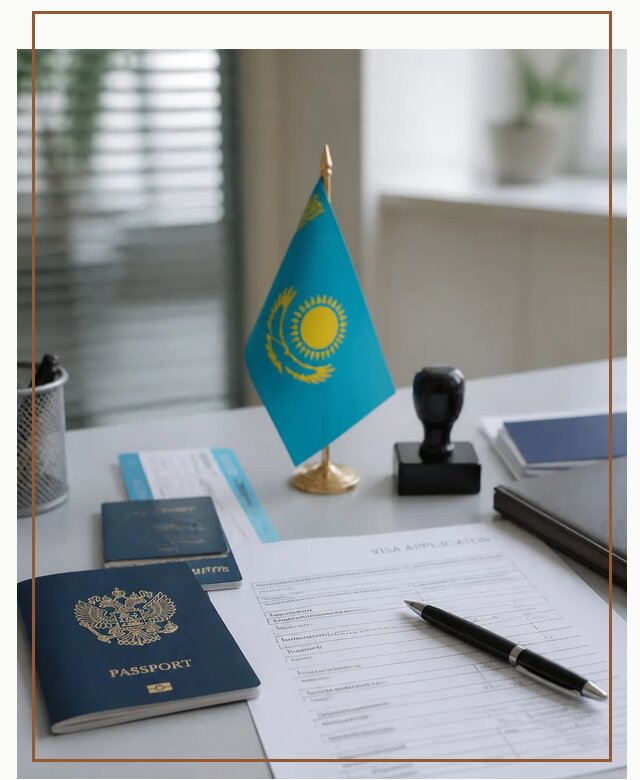 Оформление визы в Казахстан для поездки и работы в Ржеве