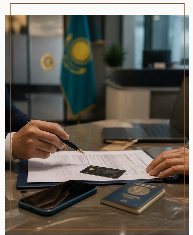 Открытие счета и банковской карты в Казахстане в Ржеве